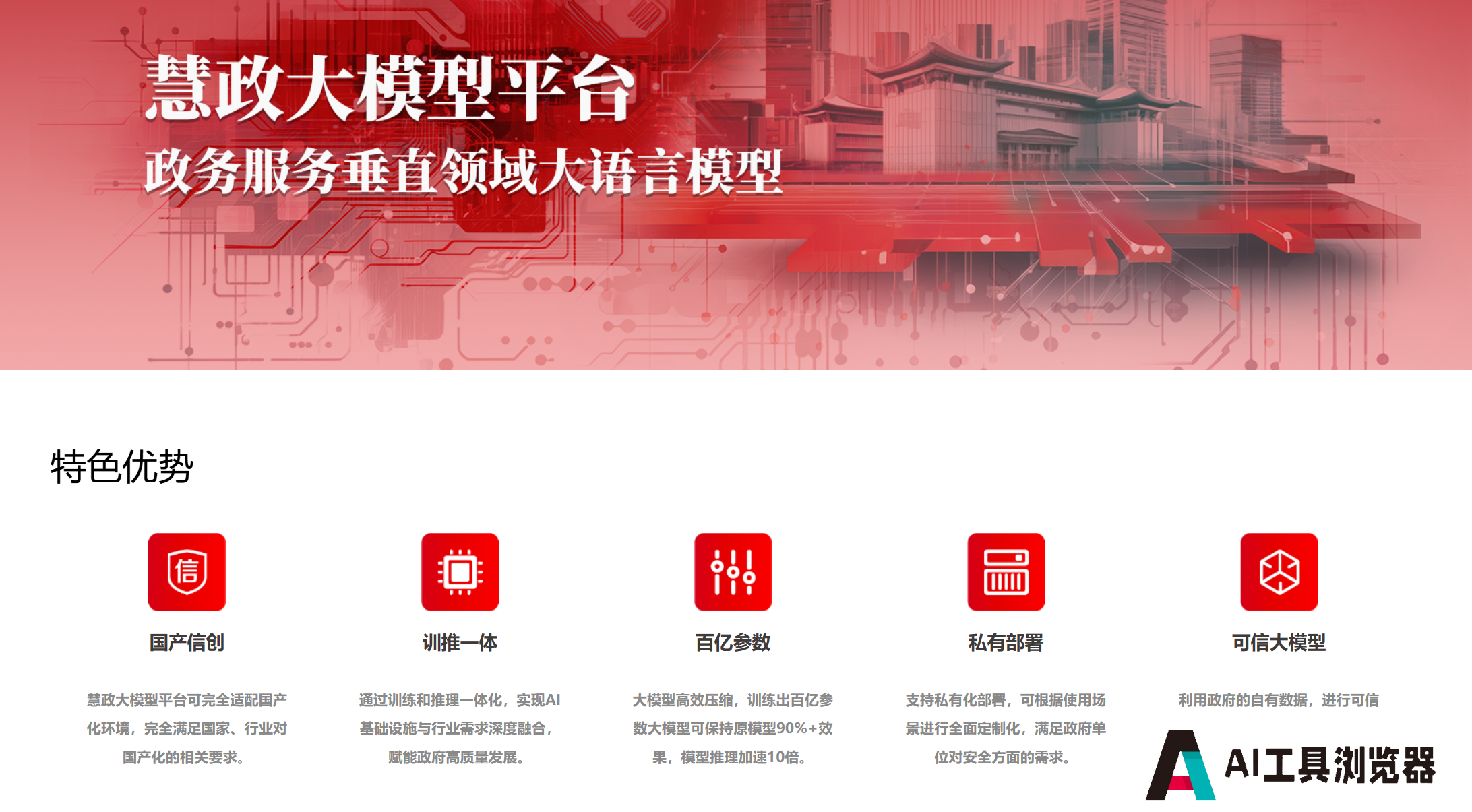 慧政大模型 慧政大模型