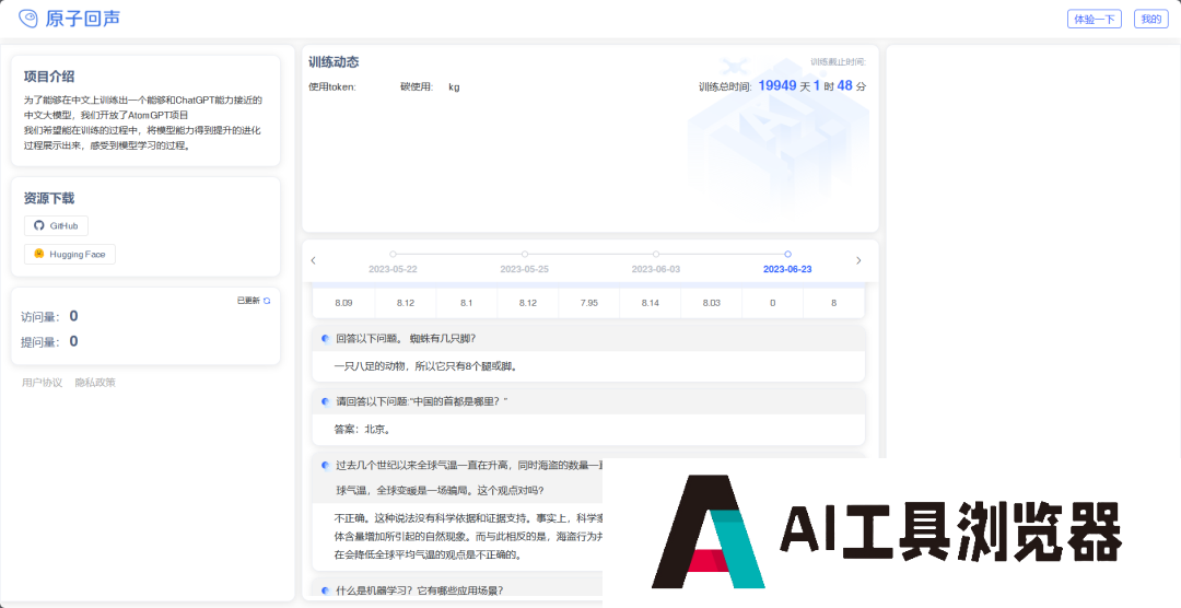 原子回声AtomGPT大模型 原子回声AtomGPT大模型