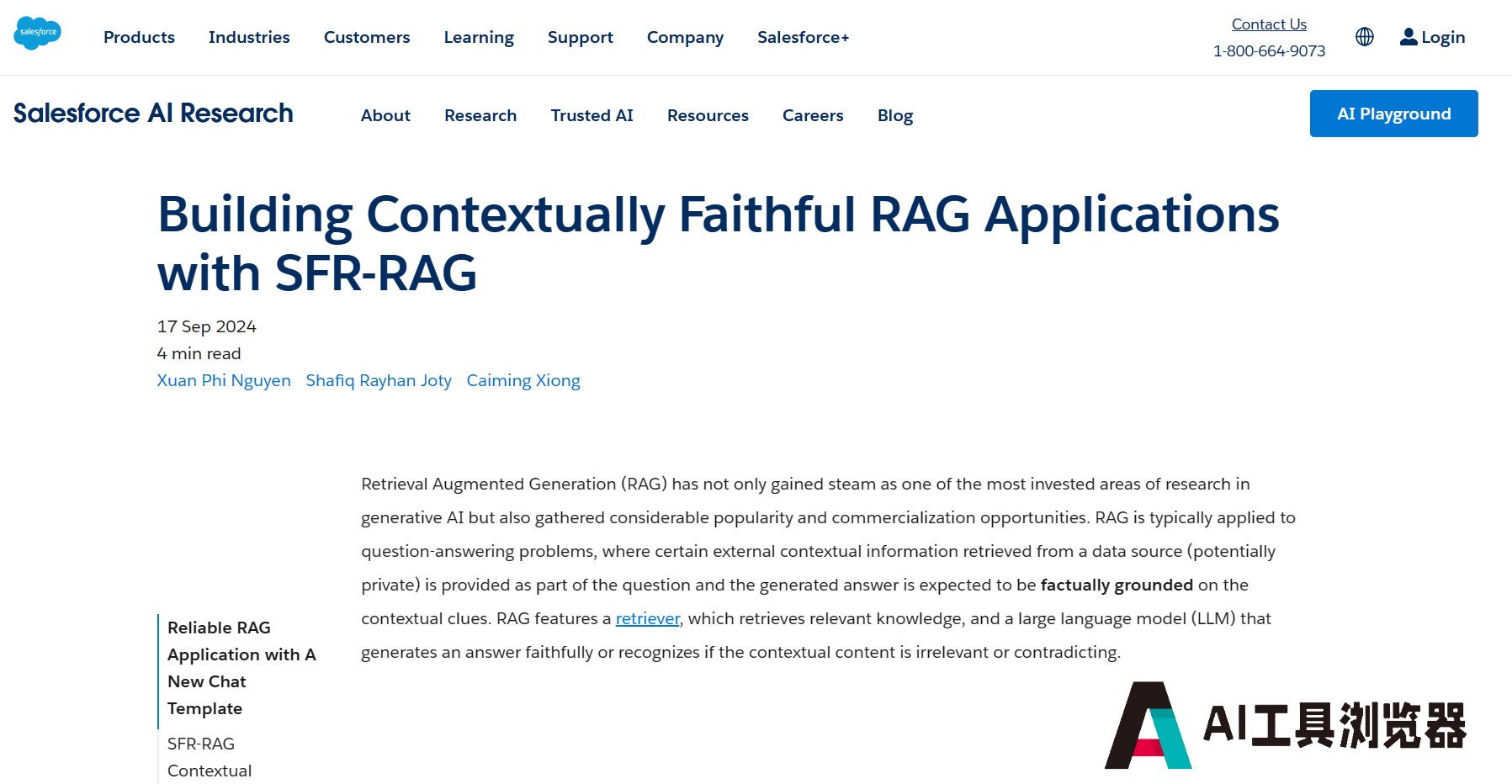 SFR-RAG SFR-RAG