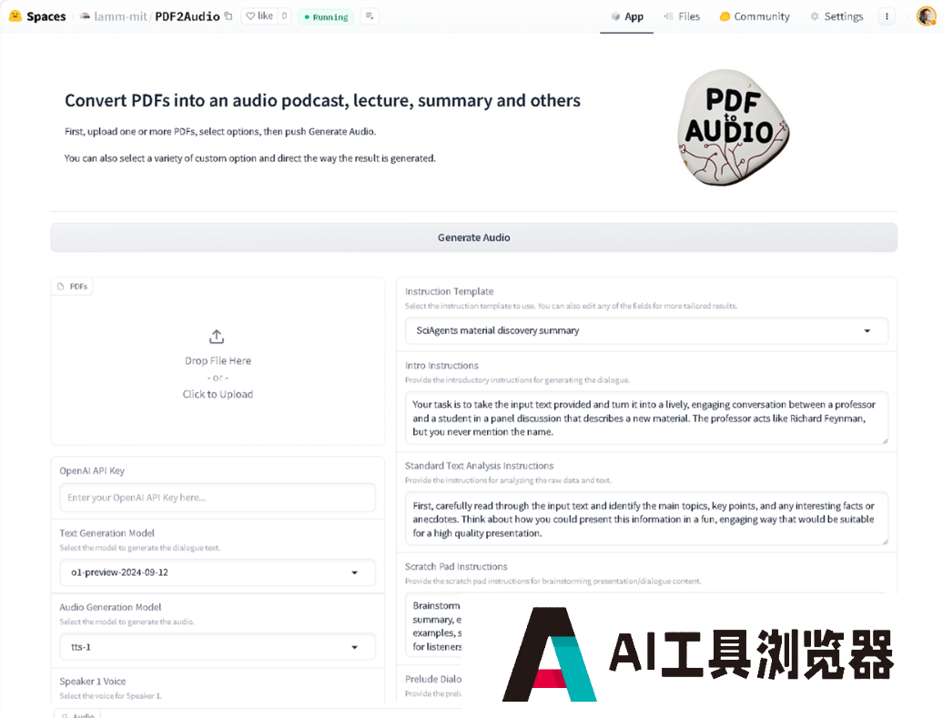 PDF2Audio PDF2Audio